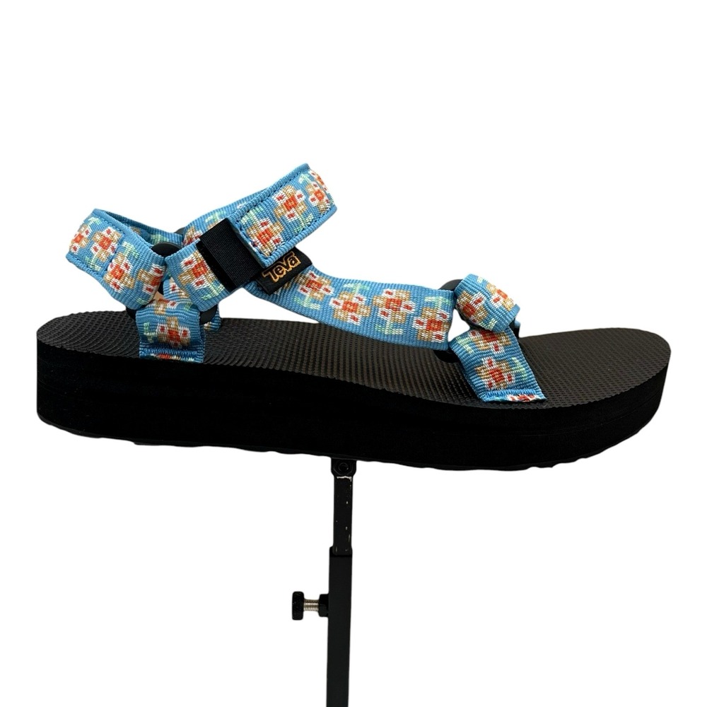 Teva Midform Universal Womens Sport Sandals Size 8 Sky Blue Black Adjustable